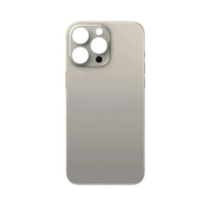 Tapa Trasera Iphone 15 Pro Max Titanio Natural