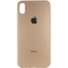 Tapa Trasera iPhone XS Max Dorado (Oro)