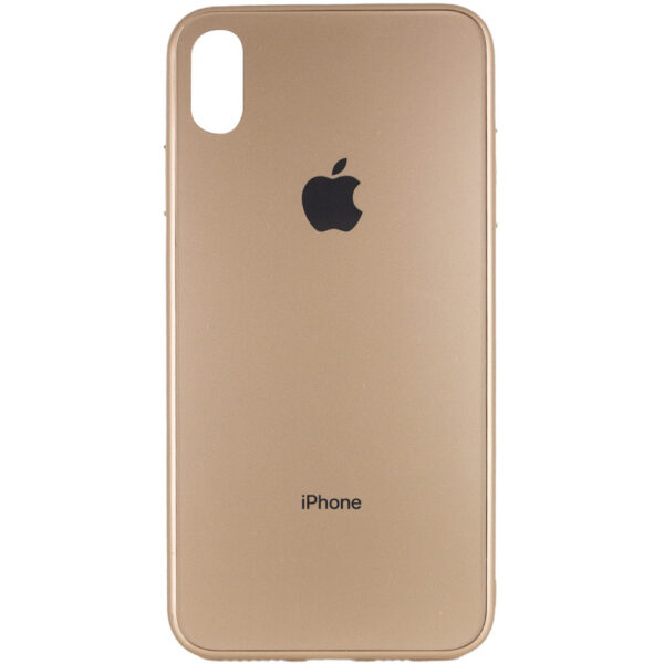 Tapa Trasera iPhone XS Max Dorado (Oro)