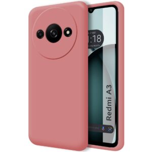 Funda Silicona Xiaomi Redmi A3 Rosa
