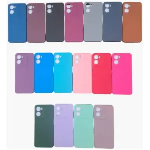 Funda Silicona Motorola E15 Celeste