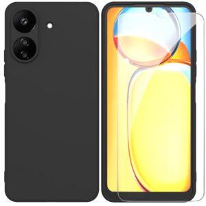 Funda Silicona Xiaomi Redmi 13C 4G Negra