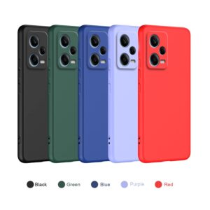 Funda Silicona Xiaomi Redmi Note 12 5G/Poco X5 Azul Oscuro