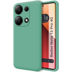 Funda Silicona Xiaomi Redmi Note 13 Pro 4G Verde Agua