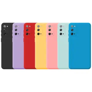 Funda Silicona Samsung S20 FE Amarilla