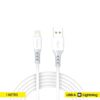 Cable FONENG X66 Lightning 2M 2.4A iPhone BLANCO
