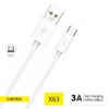 Cable FONENG X66 Micro 2M 2.1A BLANCO