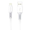 Cable FONENG X67 5A Lightning Blanco 1mt iPhone