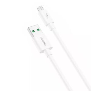 Cable FONENG X67 5A Micro USB Blanco 1mt