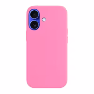 Funda Silicona Candy iPhone 16 Rosa